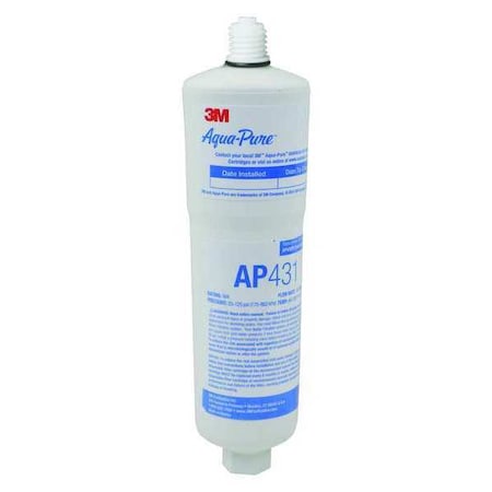 3M Aqua-Pure AP431 - Quick Connect Filter, 10 gpm, 2-3/4" O.D., 8 in H