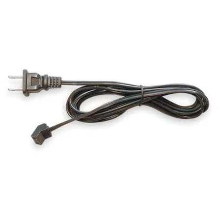 Dayton 3RP14 - Cord Set W/ Plug For 115 V Axial Fans, 45 Degree Plug Head, 72 in L, 1-15 P