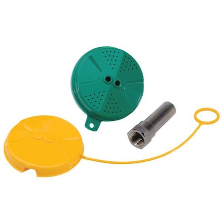 Haws SP65 - Eyewash Spray Head, Plastic, Yellow, For Use With, Eye/Face Wash Station