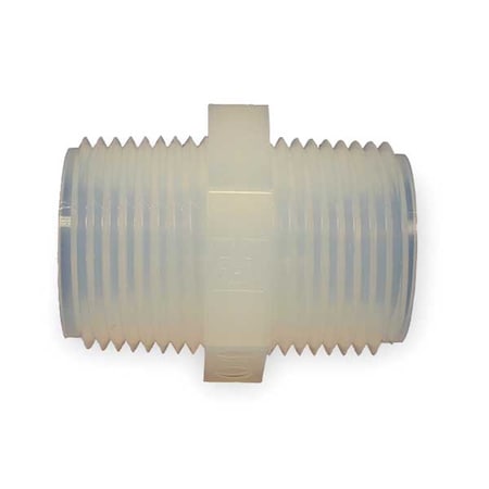 Parker PN-4-P - PFA, Straight, 1/4 in NPT, 1/4 in NPT