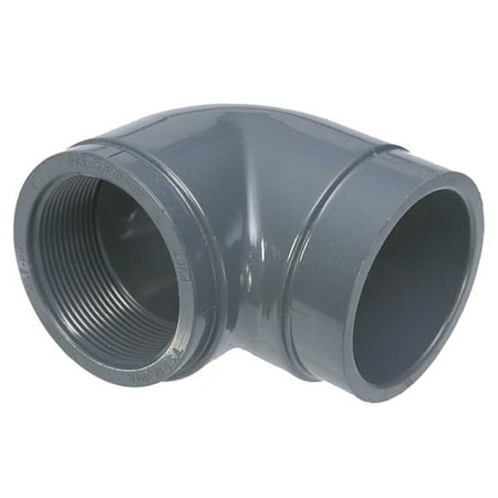 N/A 9807-005 - CPVC Elbow, 90 Degrees, Schedule 80, 1/2" Pipe Size, FNPT x Socket