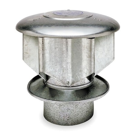 Dayton 3TZ74 - Cap,Vent,6 In