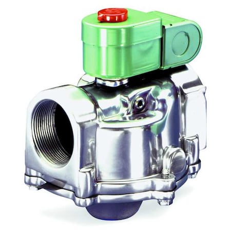 Asco 8215C053CSA - Solenoid Valve, 2-Way, 2-Position, Normally Open, 1 in Pipe Size, 120 V AC, High Flow, Direct Acting