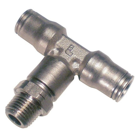 Legris 3608 08 13 - Push-Fit Tee Fitting, 5/16 in Tube Size, Brass, Silver