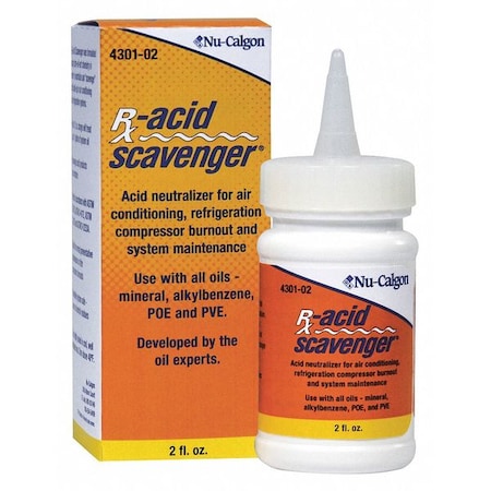 Nu-Calgon 4301-02 - Acid Neutralizer,2 oz,Bottle,Liquid
