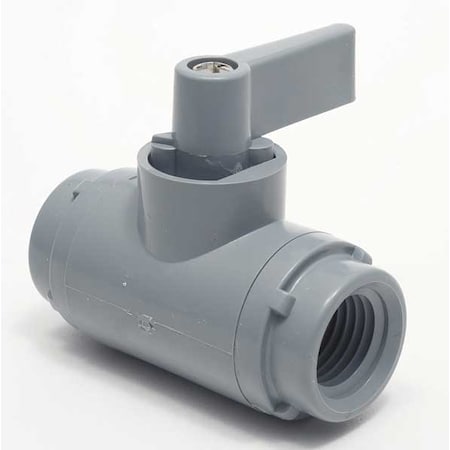 5742890 - 1/8" FNPT PVC Ball Valve Inline