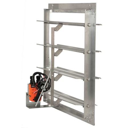 Dayton 3C315 - Mtrzd Damper,For Fan Dia. 24",100-240 V