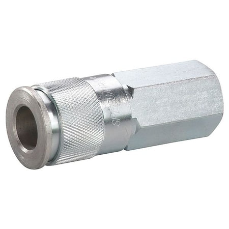 Speedaire 30E528 - Coupler Body, (F)NPT, 1/2, Brass/Steel