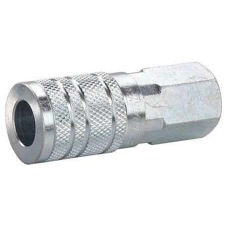 Speedaire 30E683 - Quick Connect Hose Coupling, 1/2 in Body Size, 1/2 in Hose Fitting Size, Socket, 30 E683