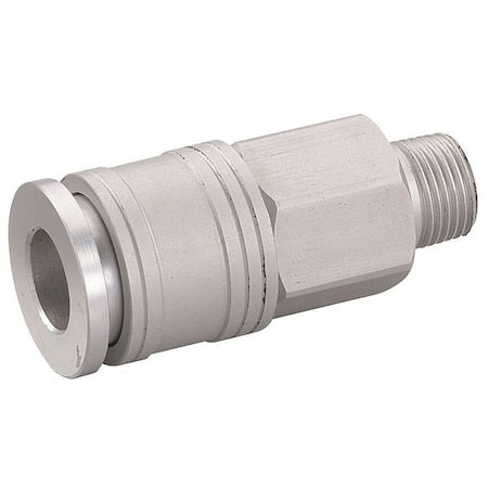 Speedaire 30E610 - Coupler Body,(M)NPT,3/8,Aluminum