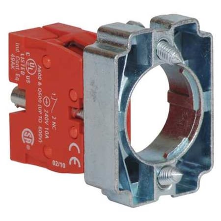 Dayton 30G081 - Contact Block,Mounting Base,22 Mm,1 NC
