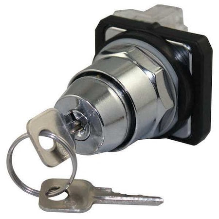 Dayton 30G316 - Selector Swtch,Keyed,Non-Illum,2 Pos,30mm