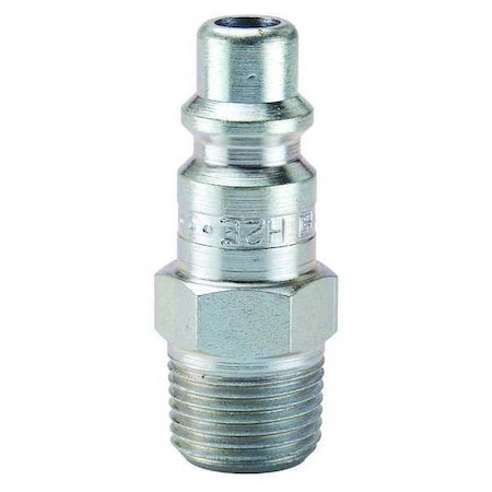 Parker H2C-E - Coupler Plug,Steel,MNPT,3/8 In. Pipe