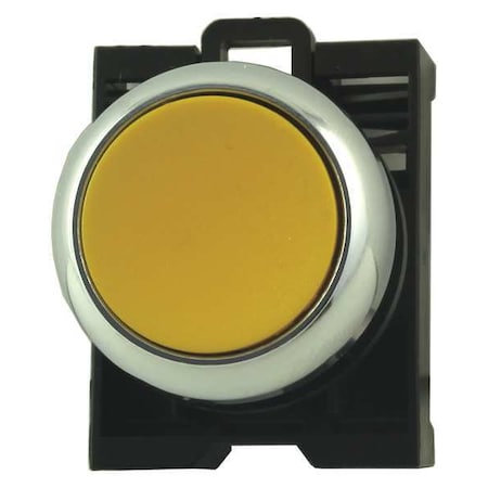 Eaton M22M-DR-Y - Push Button operator, 22 mm, Yellow