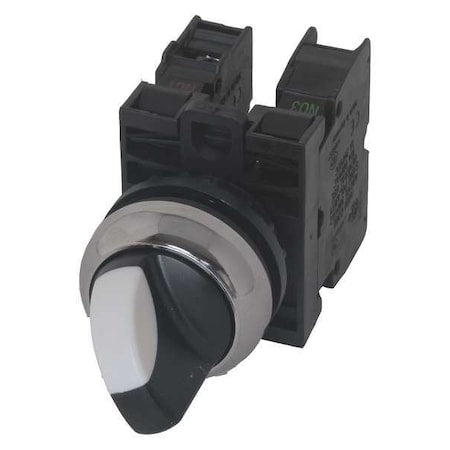 Eaton M22M-WRK3-K22-GR1 - Selector Switch,Non-Illum,3 Pos,22mm,Black