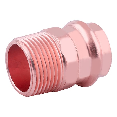 816Z22 - Strt,Copper,Press-fit1/2in,MNPT1/2in