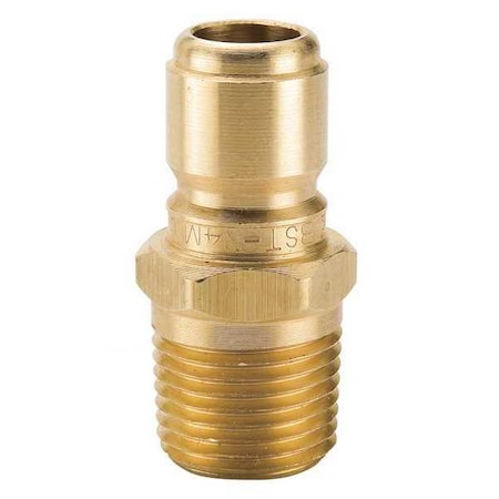 Parker BST-N6M - Hydraulic Quick Connect Hose Coupling, Brass Body, Sleeve Lock, 3/4"-14 Thread Size, ST Series