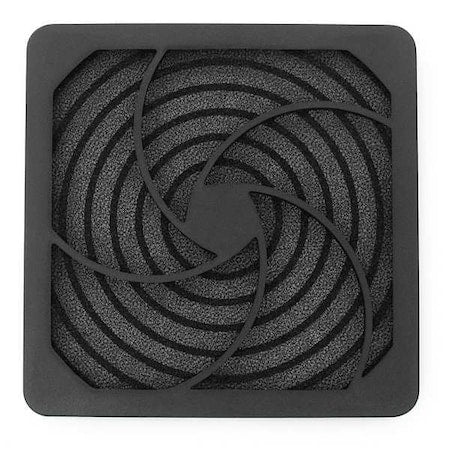 Dayton 31CC66 - 4-7/8 in H x 4-7/8 in W Compact Axial Fan Filter and Guard Assembly, 7/16 in D, 45 PPI Rating