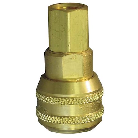 Weatherhead 5200 - Coupler Body,(F)NPT,1/2,Brass
