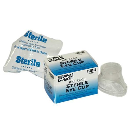 First Aid Only 7-111 - Eye Cup, Plastic, Clear, For Use With, Eyewash