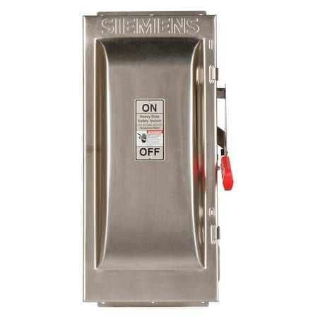 Siemens HF363SS - Fusible, Safety Switch, Heavy Duty, 600 V, 3 PST