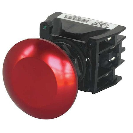 Eaton E34EX712R - Hazardous Location Push Button, 30 mm, 1 NO/1 NC, Red