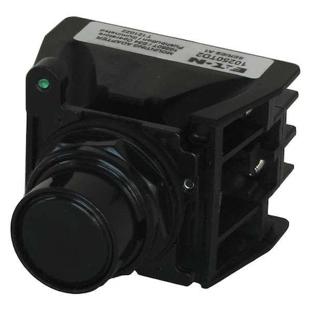 Eaton 10250T707B - Hazardous Location Push Button, 30 mm, 2 NO/2 NC, Black