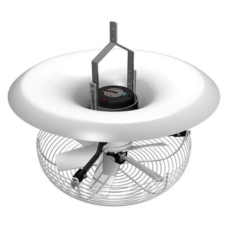 Multifan T6E40K1M81190 - Vertical Recirculation Fan, 16 in Blade Dia, 8 Blades, Variable Speeds, 120 V AC