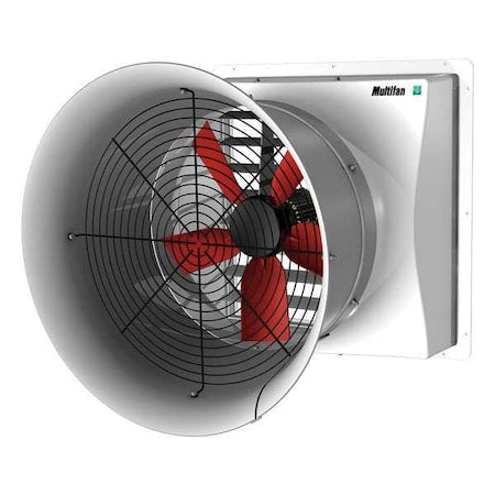 Multifan C6E63K1M10338 - Agricultural Exhaust Fan,240 V,21/32 HP