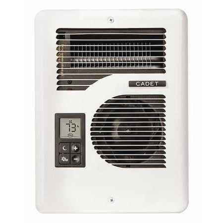 Cadet CEC163TW - Recessed Electric Wall-Mount Heater, Recessed, 1000/1500/1600 W W, 120/208/240 V AC, White
