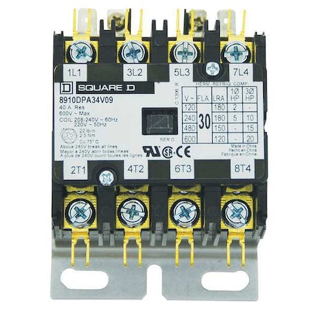Fostoria 58027035 - Contactor,480 V,40 A