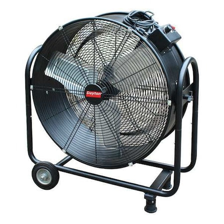 Dayton 31XL41 - Standard Duty Air Circulator, Floor Mount, 24 in Blade Dia, 115 V, 7,000 cfm, Non-Oscillating