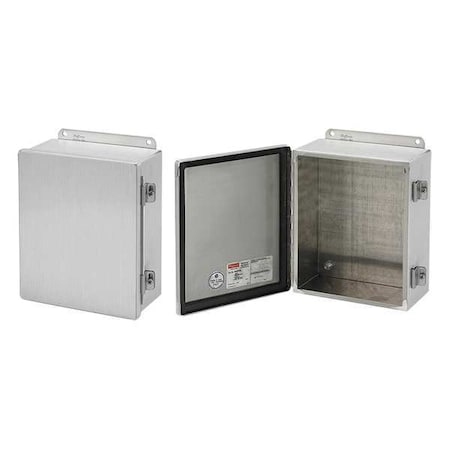 Nvent Hoffman A1614CHAL - Screws and Clamps Electrical Enclosures, 16 in H, 6 in D, 14 in W, 12, 13, Aluminum
