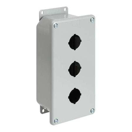 Nvent Hoffman E2PBGXM - Pushbuttn Enclosure,5.12 in H,Mild Steel