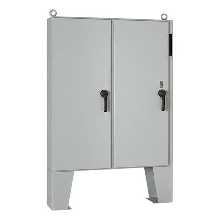Nvent Hoffman A60X4912LPFTC - 3 Point Latch with Padlock Handle Electrical Enclosures, 60.13 in H, 12.12 in D, 49-3/4 in W, 12