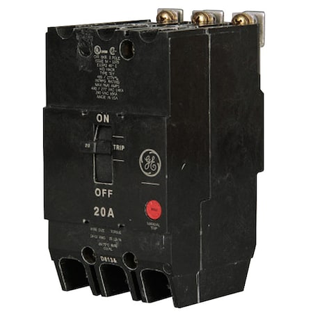 Ge TEYF350 - Molded Case Circuit Breaker, TEYF Series, 50 A, 3 Pole, 277/480 V AC, 18k A at 277/480 V AC