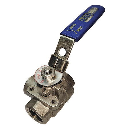 G-SSTW-38 - 3/8" FNPT Stainless Steel Ball Valve Inline
