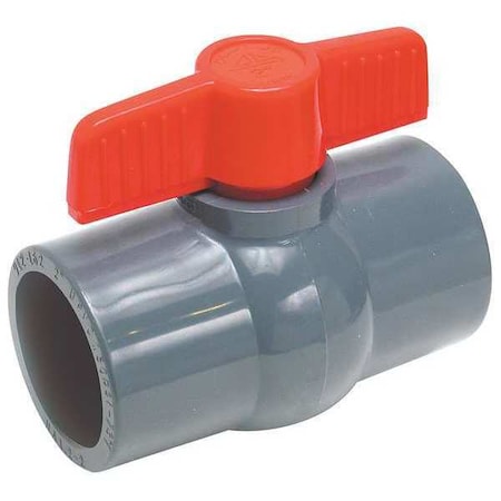 32H953 - Manual 2-Way Ball Valve,Socket,PVC