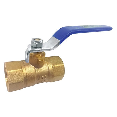 32J028 - 3/8" FNPT Brass Ball Valve Inline