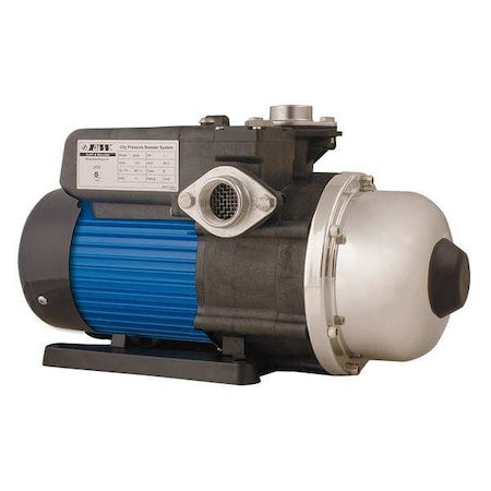 Flint & Walling VP05 - Booster Pump, 1/2 hp, 115 V AC, 1 Phase, 1 in NPT Inlet Size, 2 Stage, 120 psi Max Pressure