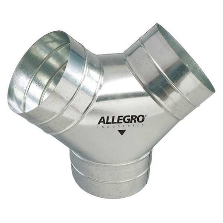 Allegro Industries 9500-Y - Duct to Duct Connector,8 in. W,Slvr