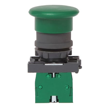 Dayton 32UK29 - Push Button Operator, 22 mm, 1 NO, Green