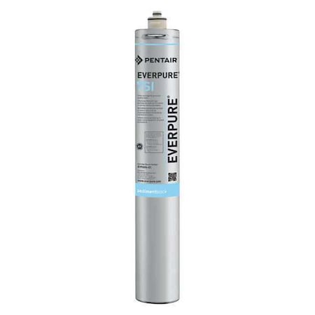 Pentair Everpure EV960601-75 - Quick Connect Filter, 3.5 gpm, 0.5 Micron, 3" O.D., 20 3/4 in H
