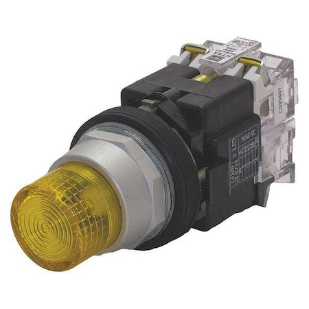 Eaton HT8GBYAF7 - Illum Push Button,Full Voltage,Yellow,1 NO