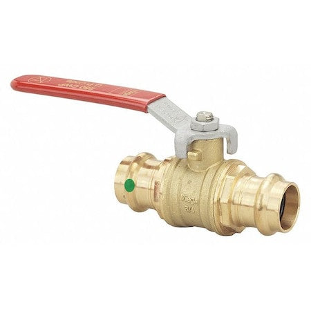 Viega 24010 - Manual 2-Way Ball Valve,Press,Bronze