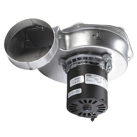 Fasco A155 - Draft Inducer Blower, 115, Steel, 6 5/32 in W, 8 1/2 in H, 4.9/3.85" Inlet and Outlet Dia.