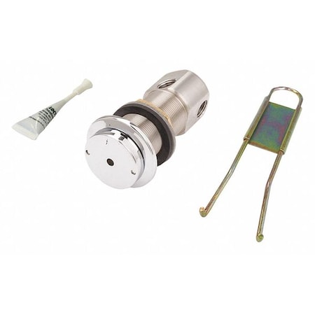 Haws 5874PBF - Flush Mount Push-Button Valve Assembly, 1/4 in NPT Inlet/Outlet, Brass/Stainless Steel