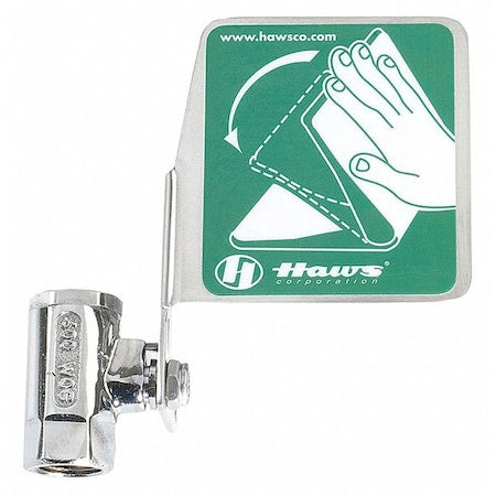 Haws SP226PCP - Ball Valve, Brass, Stainless Steel, Silver, For Use With, Eyewash