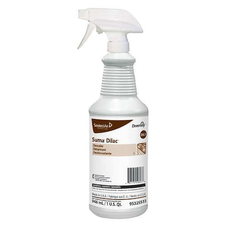 Diversey 95325533 - Descaler, 32 oz. Trigger Spray Bottle, Unscented, 12 PK