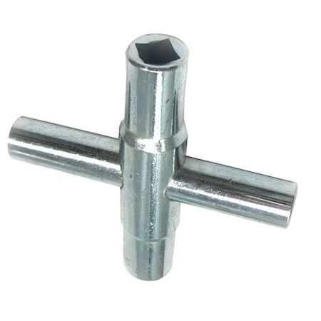 34A523 - Four Way Steel Water Key